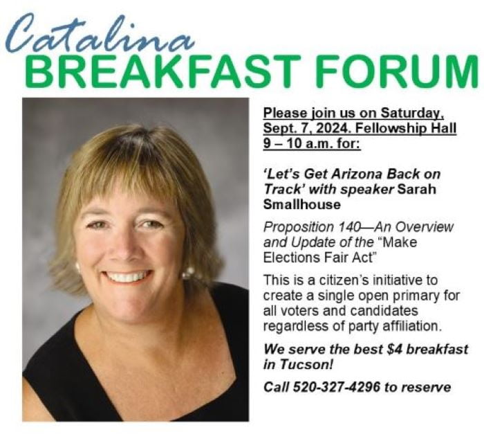 Catalina Breakfast Forum is BACK!