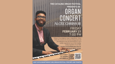 Alcee Chriss, III Organ Concert: Friday, Feb 21, 7pm